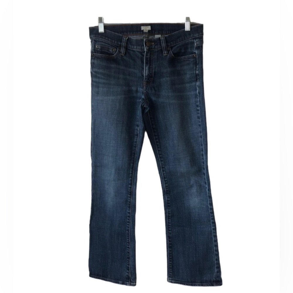 J CREW Washed Boot Cut Jeans